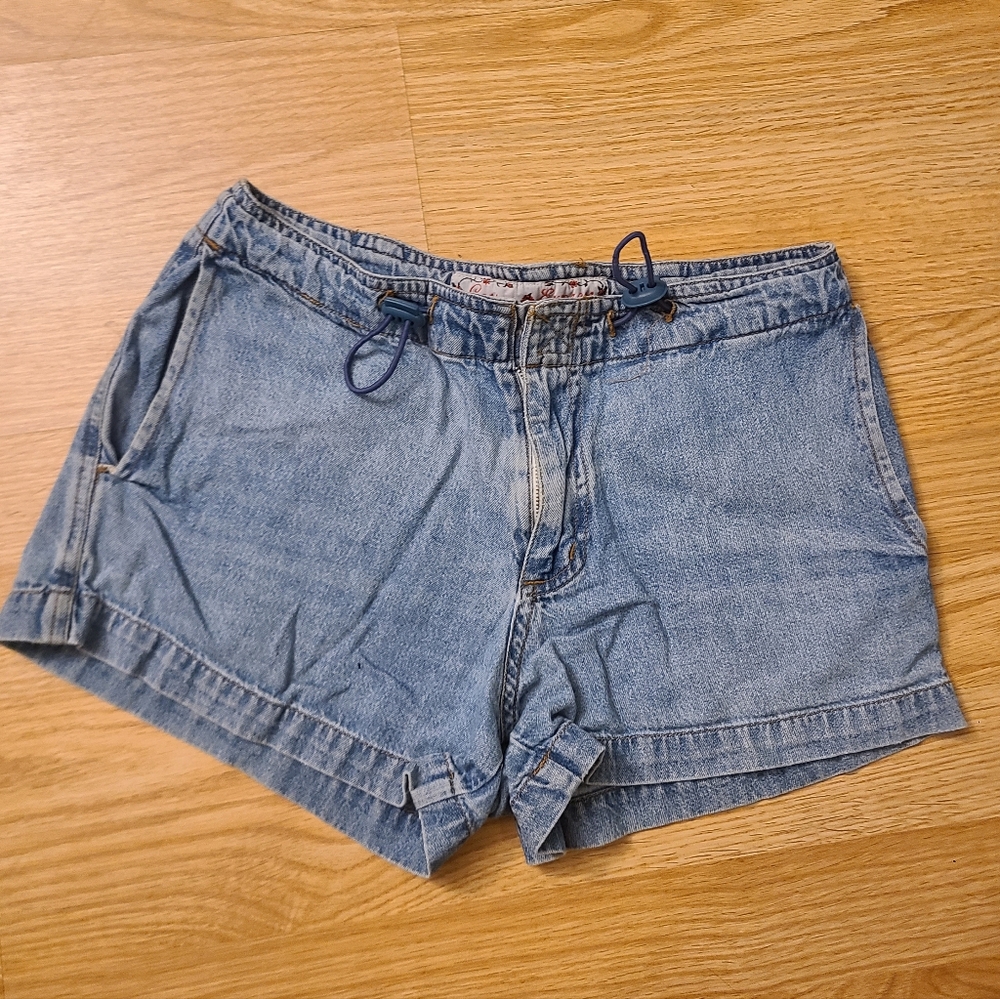 Soft 100% Cotto Denim Blue Juniors Shorts
